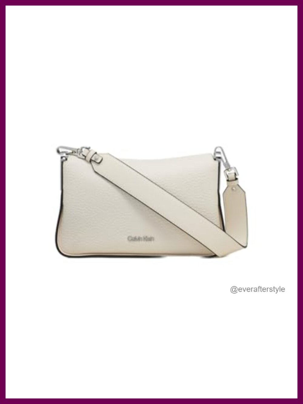 Vegan Leather Shoulder Bag Handbag Magnetic Closure Baguette Travel